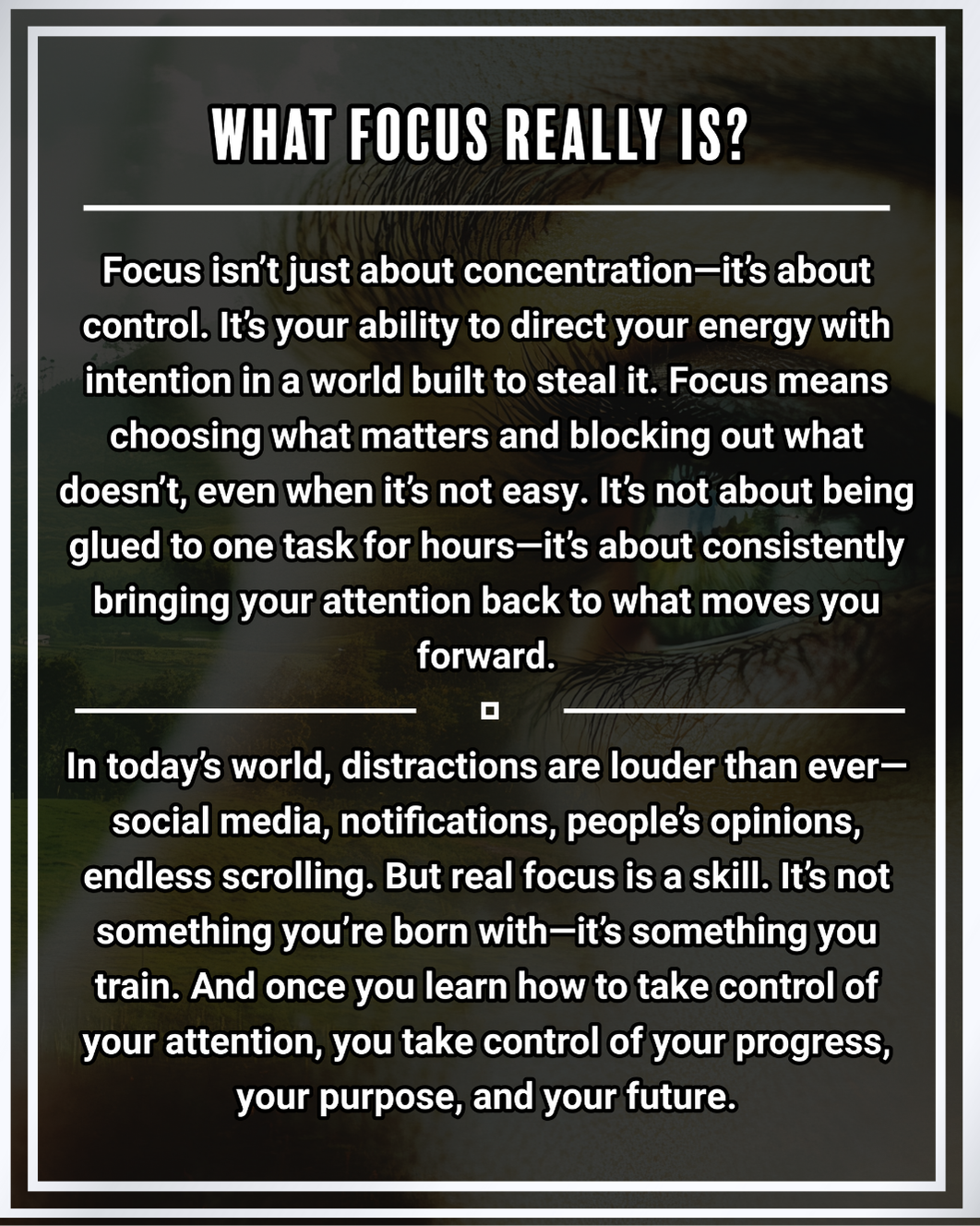 How to Stay Focused in a Distracting World