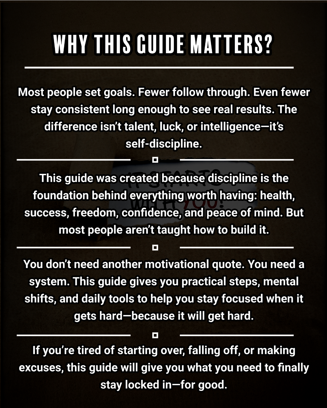 The Ultimate Guide to Building Self-Discipline
