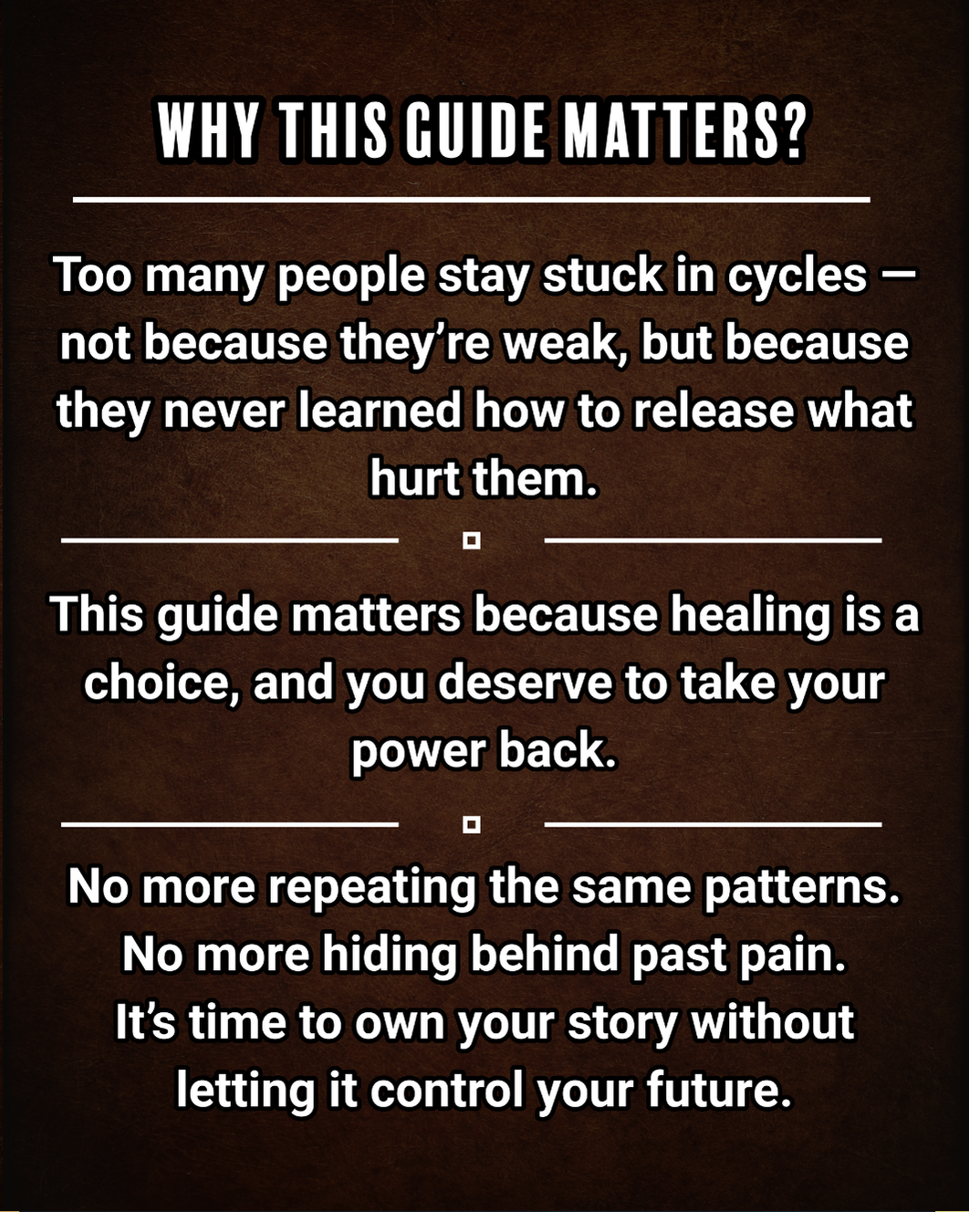 Healing from the Past: How to Let Go and Move Forward