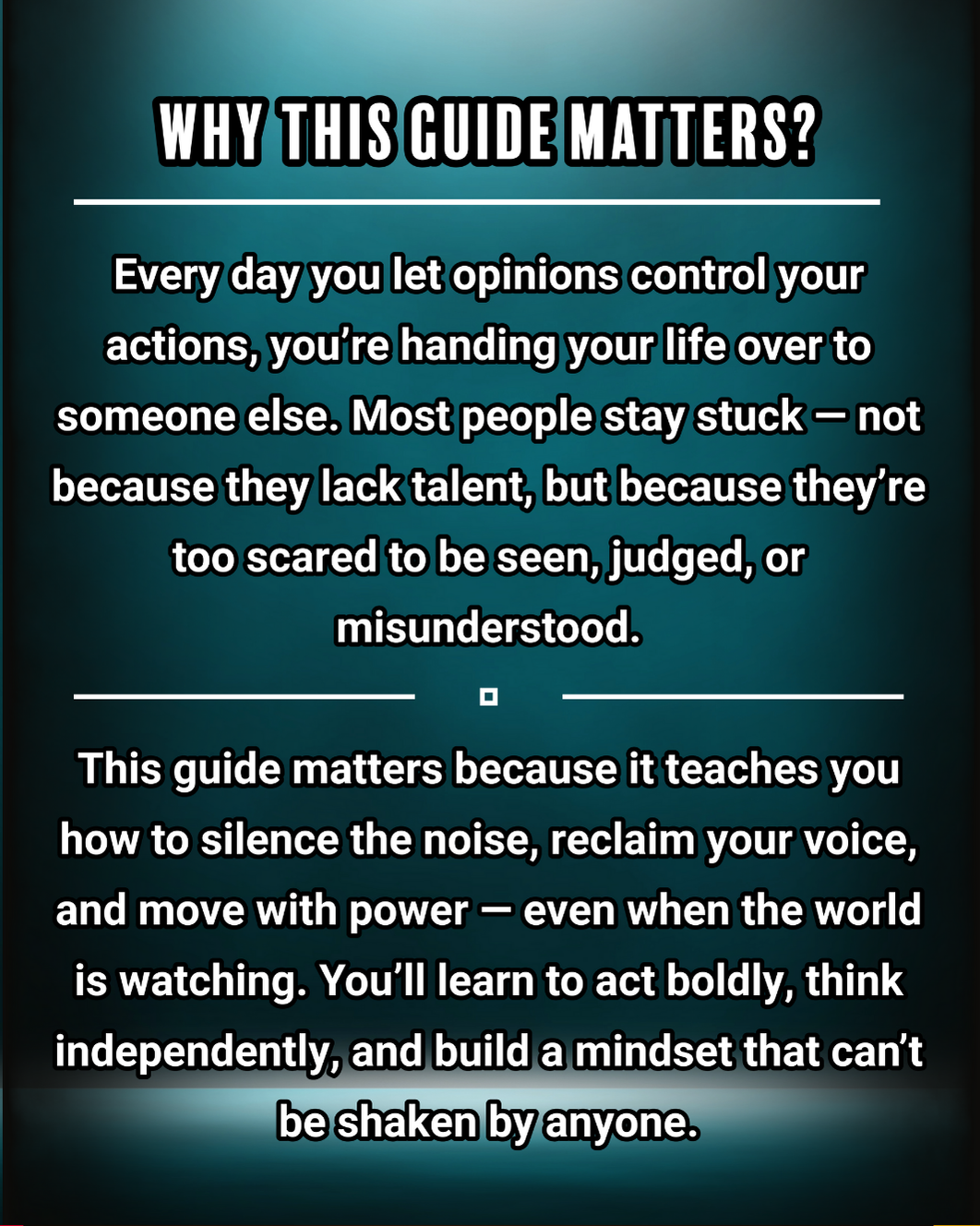 Unshakable: How to Stop Caring What People Think and Take Back Control