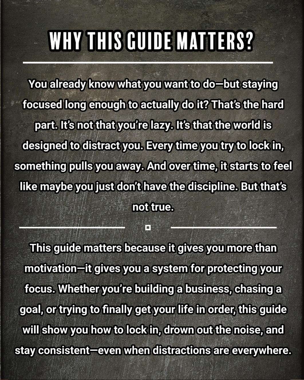 How to Stay Focused in a Distracting World