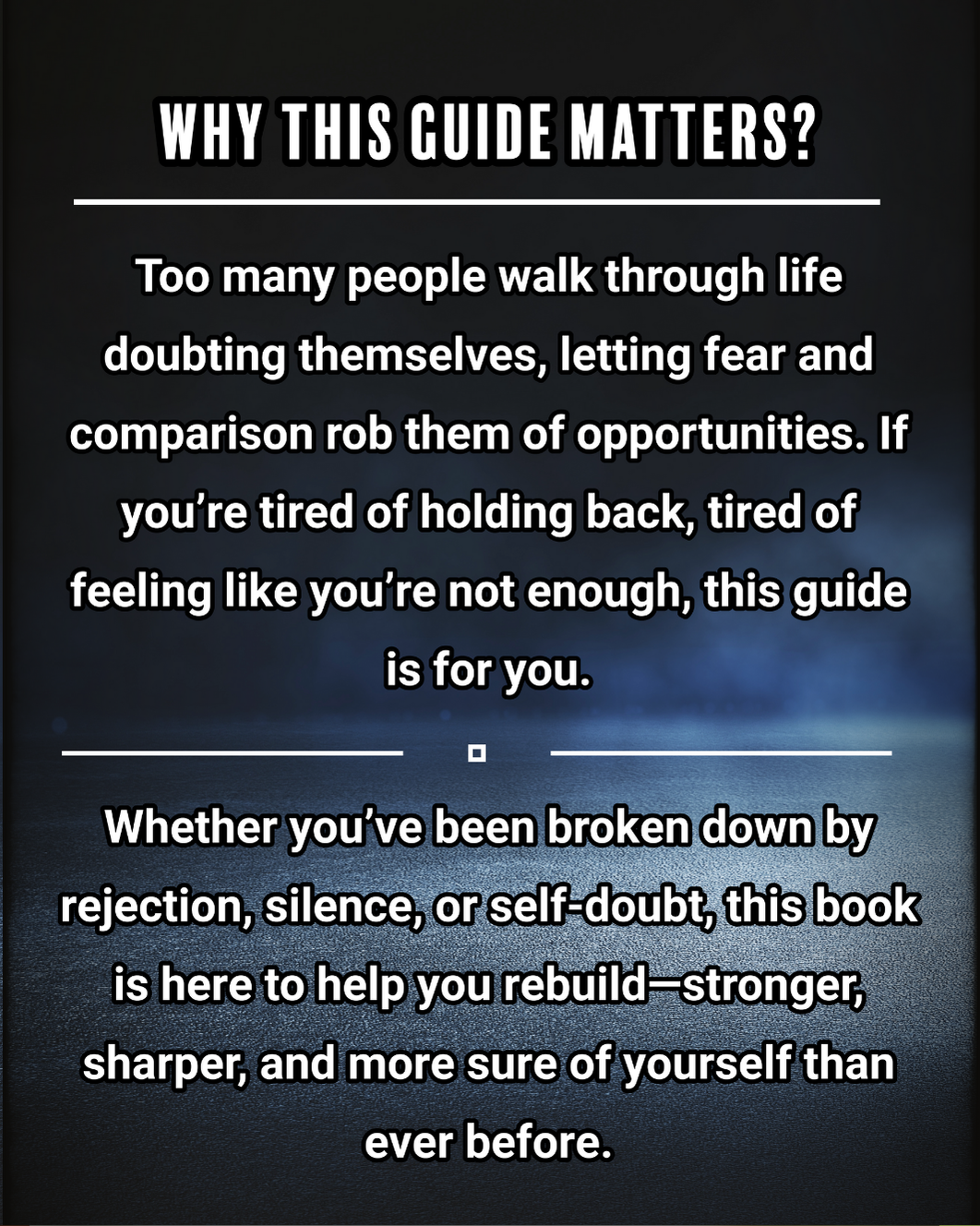 Confidence Rebuild: Become the Best Version of Yourself