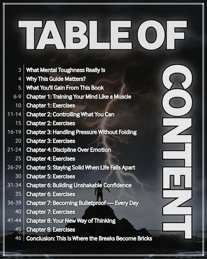 Mental Toughness 101: How to Stay Strong When Life Gets Hard