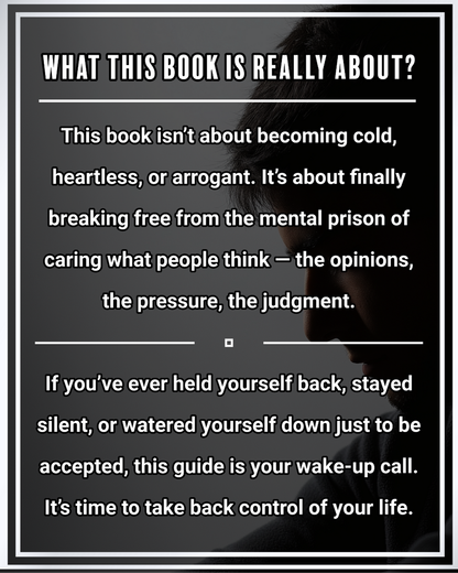 Unshakable: How to Stop Caring What People Think and Take Back Control