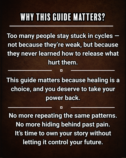 Healing from the Past: How to Let Go and Move Forward