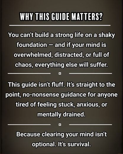 Mind Detox: Clear Out Negativity and Anxiety