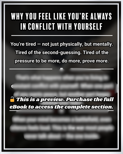 How to Build Inner Peace and Stop Fighting Yourself