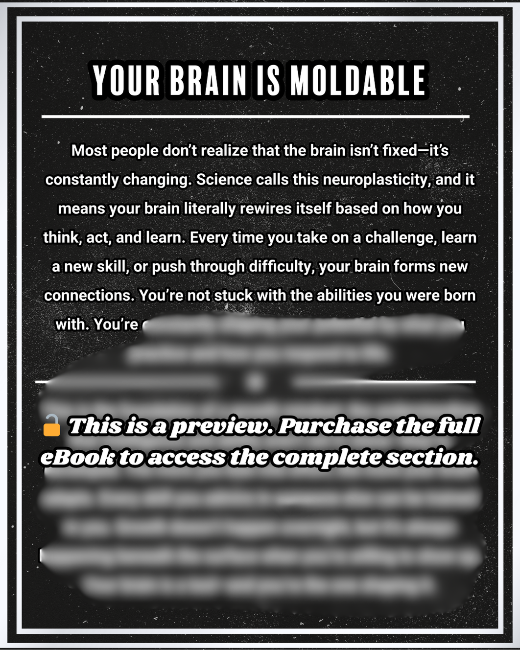 Developing a Growth Mindset: Unlock Your Full Potential